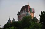 O famoso Chateau Frontenac, um dos mais fotografados hoteis do mundo, em Quebec, no Canadá